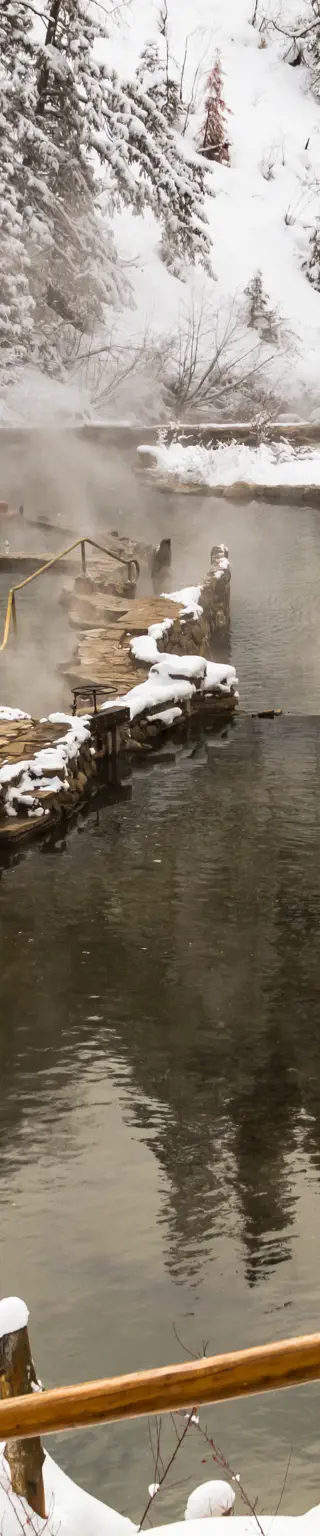 Entspanne dich in den heissen Quellen von Strawberry Park